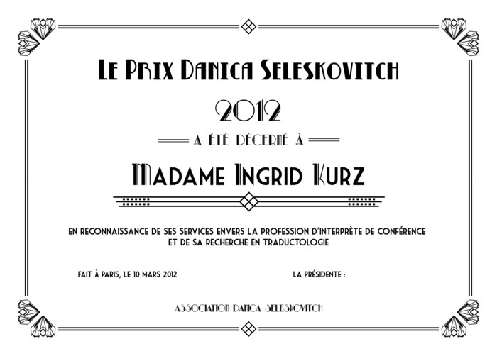 Prix 2012